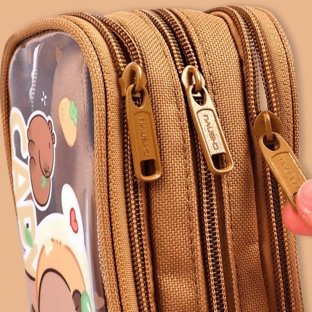 Aesthetic Panda Pencil Box Cute Girls Stationery Pen Bag Multifunction Pen Pouch  Boy