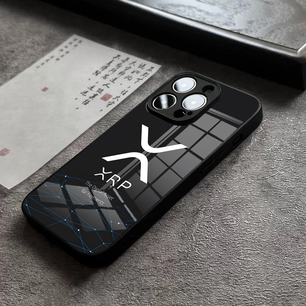 Xrp Ripple Crypto Phone Case For IPhone 17 Pro Max 15 14 Pro 12 11 13 Mini X XR XS 16 Plus SE Glass Cover