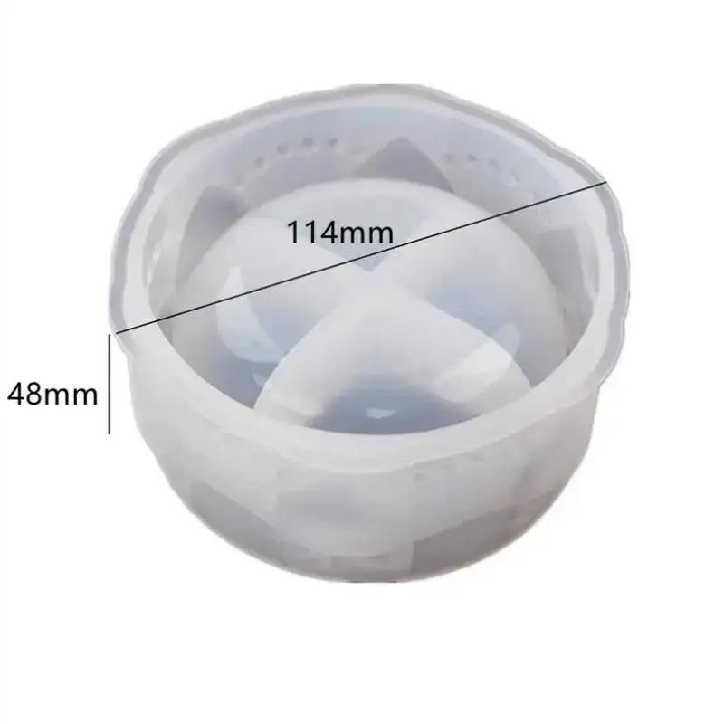 

New Useful Diy Crystal Epoxy Resin Storage Box Mold Cute Love Cup Jewelry Box Mirror Silicone Mold Silicon Mold Art Baking Mold