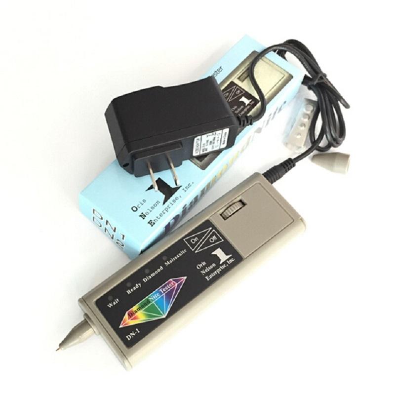 2 in 1 Diamond Gemstone Tester Pen High Accuracy Jewelry Detector for Moissanite Ruby Gold Portable Gemstone Appraisal Tool