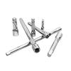 Extension Bar Drive 1/2" 3/8" 1/4" 150mm 3PCS Accessory Bearing Chrome Extender