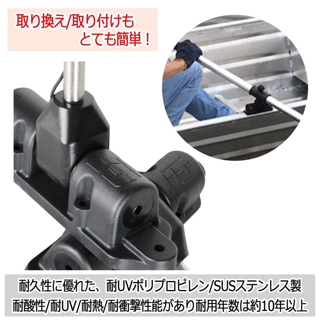 Sanmaao Boat Oar Clutch Oar Lock Paddle Connector Rowing Boat Fishing Holder of (Set 2)