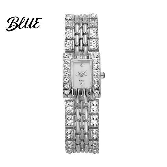 Hoge Nauwkeurigheid Horloge Dames Strass Armband Vierkante Wijzerplaat Klassiek Casual