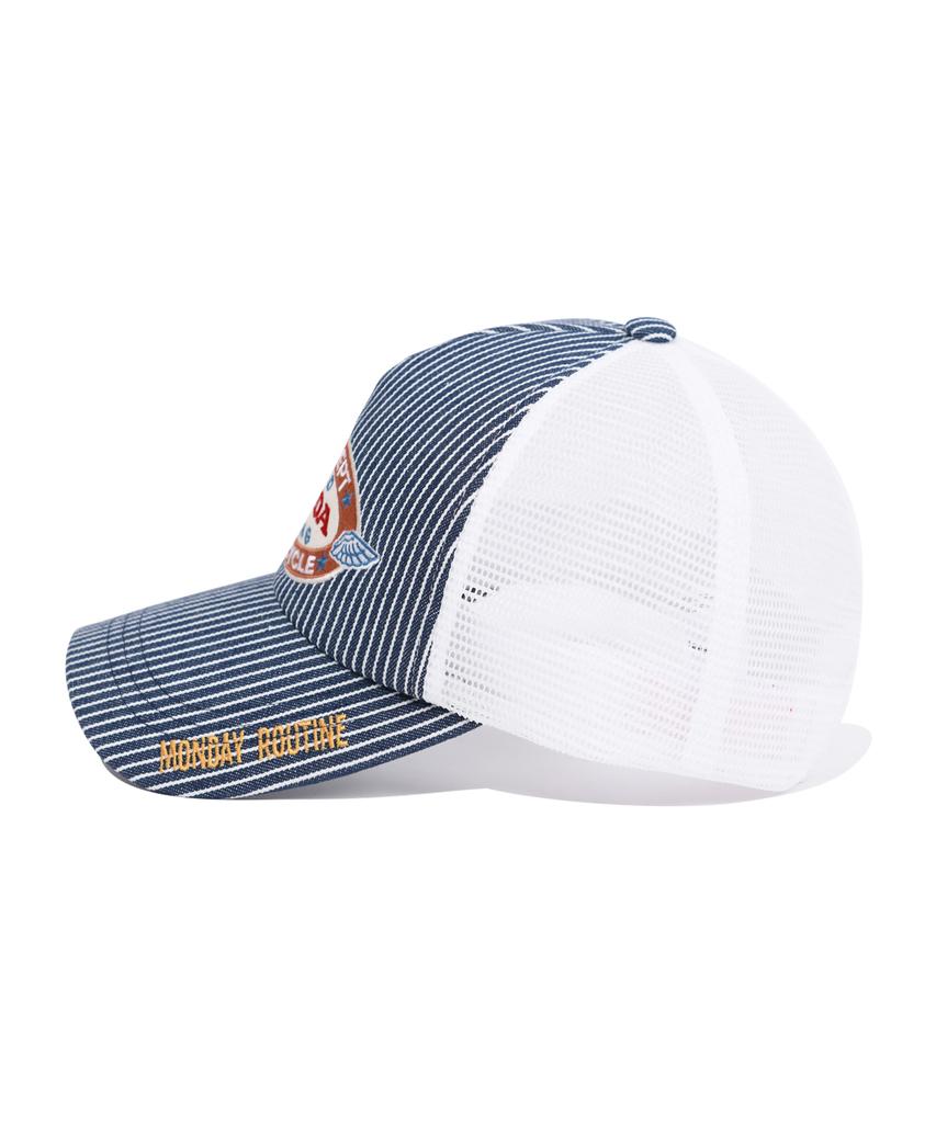 PHYPS MOTORCYCLE Honda Stripe Mesh Cap_Blue