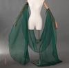 Detachable Sheer Chiffon Long Flowing Arm Streamers Tie On Wide Fairy Sleeves For Hanfu Dance Cosplay Photoshoot