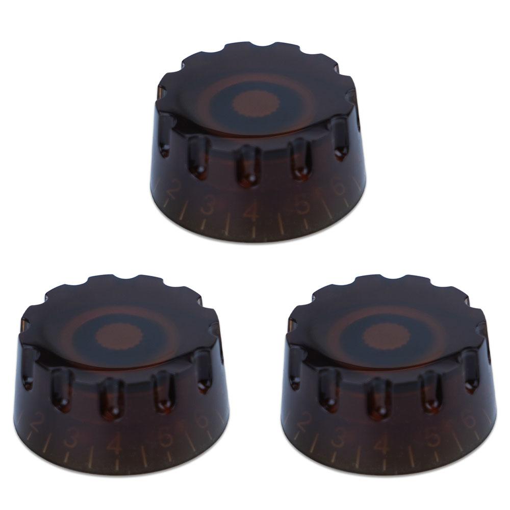 3pcs/4pcs Guitar Knobs Volume Tone Speed Control Knurled Knobs for EPI LP Import Guitar Bass