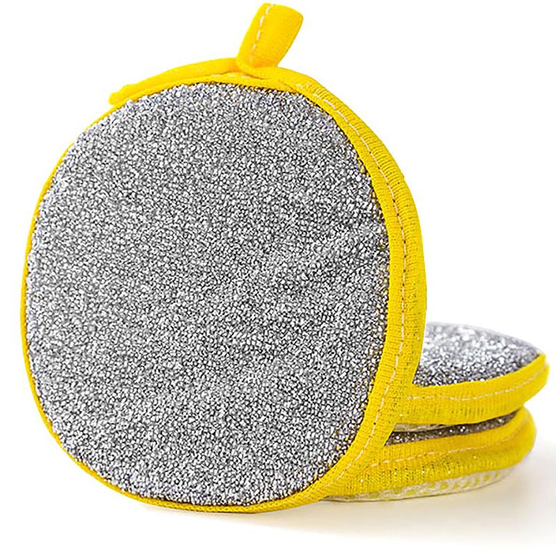 5 Stück Doppelseitiger Spülschwamm Spülbürste für Pfannen Töpfe Geschirrspülschwämme Bürste Haushaltsküchenreinigungswerkzeuge