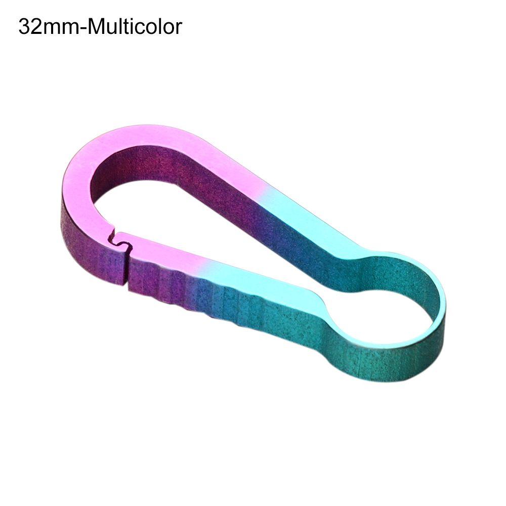 Circle EDC Tool Creative Backpack Buckle Hanging Buckles Small Large Buckle Titanium Keychain