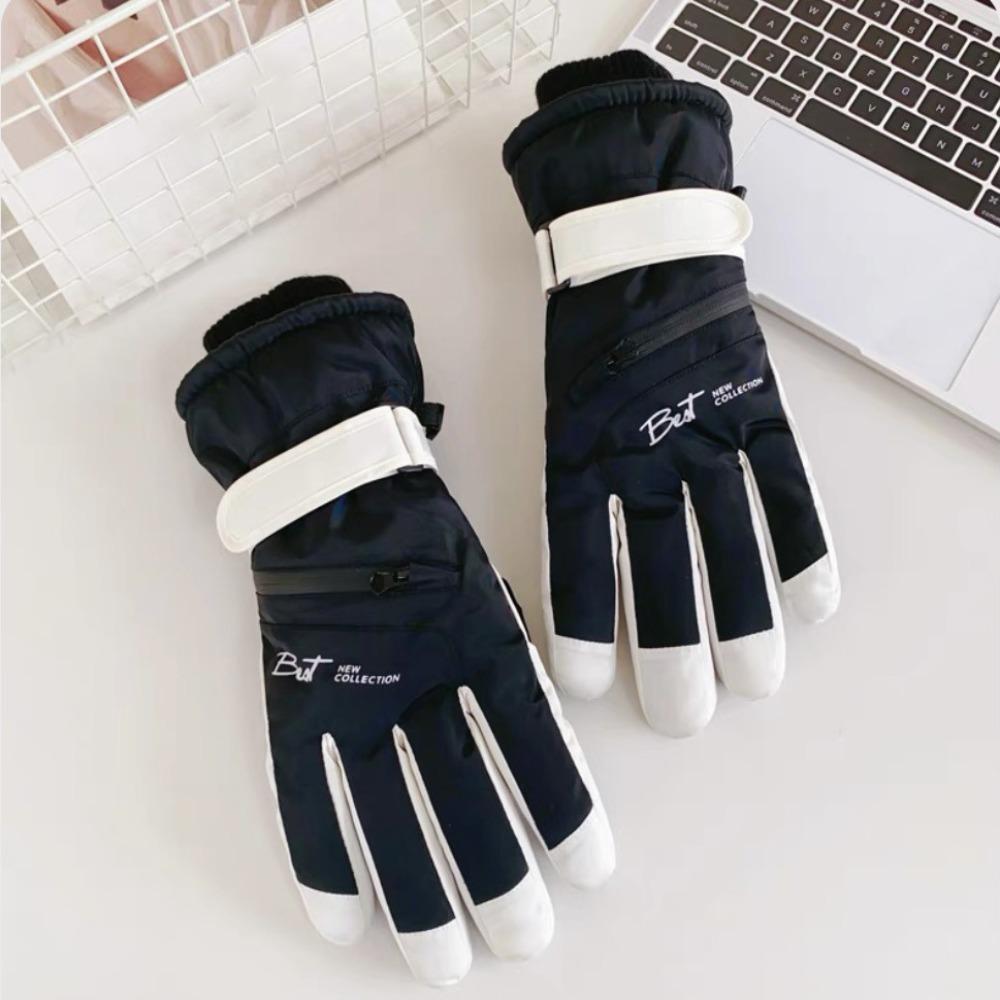 Winter Warm Outdoor Sports Mittens Non-slip Cycling Gloves Portable Touchscreen Ski Gloves