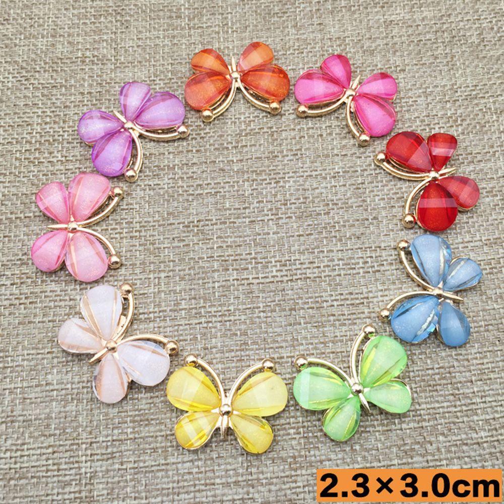 16pcs 28mm Mixed color resin flower
