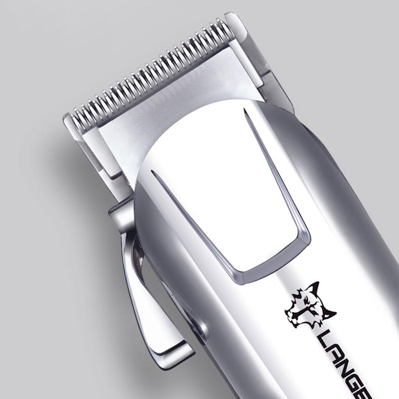 

LANGBA Digital Display Cat Dog Clipper Electric Pet Trimmer Dog Grooming Clippers with 4 Limit Combs Silver