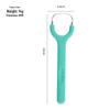 304 Stainless Steel Y-Shape Tongue Scraper & Breath Freshener Brush