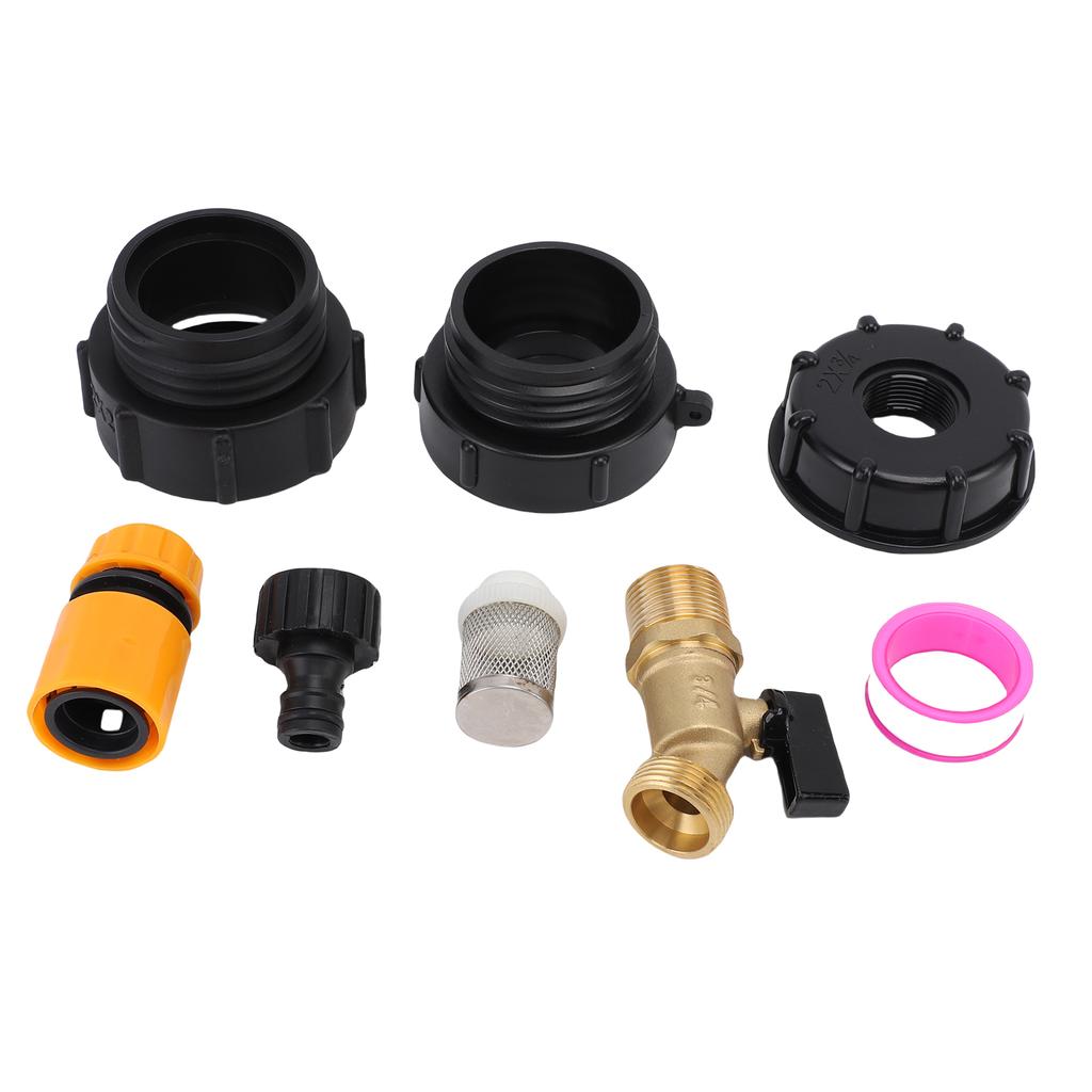 IBC Tote Tank Adapter IBC Tote Hose Adapter 62 Fine Thread S60x6 Water Tank Hose Connector Tap Brass