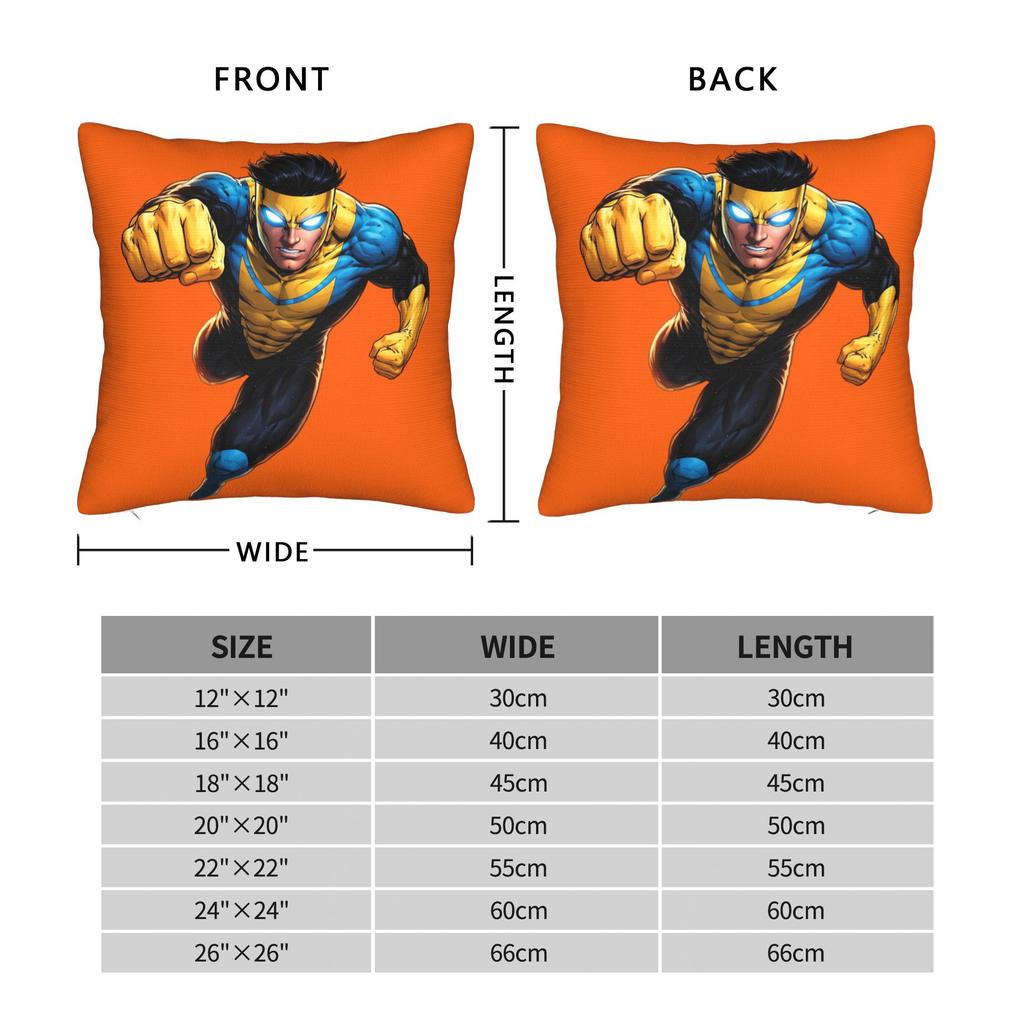 Anime Invincibles Pillow Case Morden Pillow Cover Graphic Pillowcases For Wedding Party Home Decor