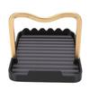 Pot Lid Holder Aluminum Desktop Lid and Spoon Rest Holder Thickened with Non Slip Pads for Kitchen Countertop Cooking