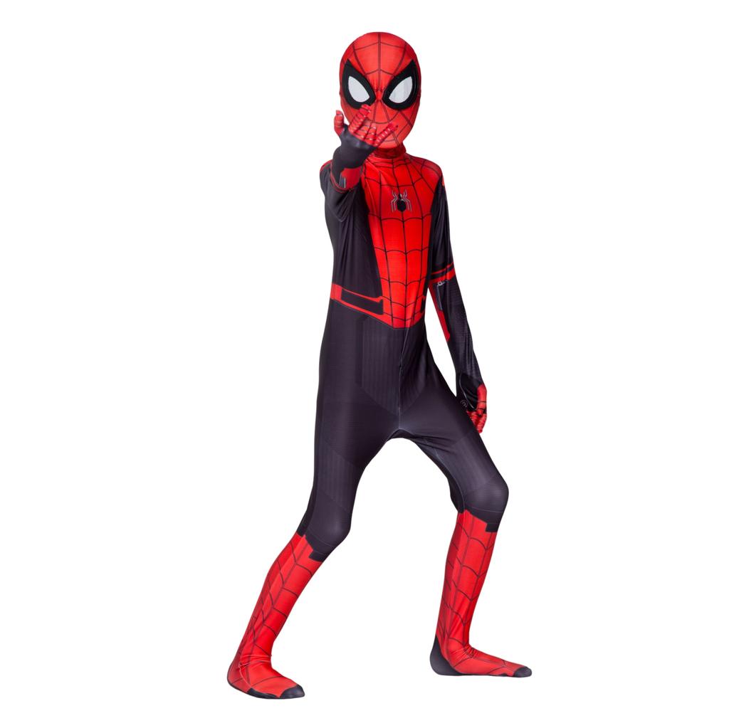 Costume for Kid Adult Miles Morales Spider-Man Cosplay Bodysuit Halloween Carnival Superhero Full Body Zentai Jumpsuit