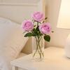 Artificial Rose Flower, Long Stem Fake Silk Roses for DIY Bridal Bouquet, Wedding Party Centerpiece, Home Table Decor