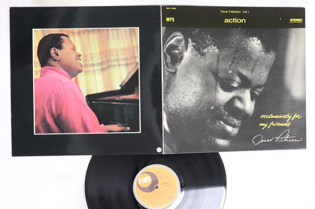 LP Record OSCAR PETERSON - Action MPS15008 MPS France Jazz Used