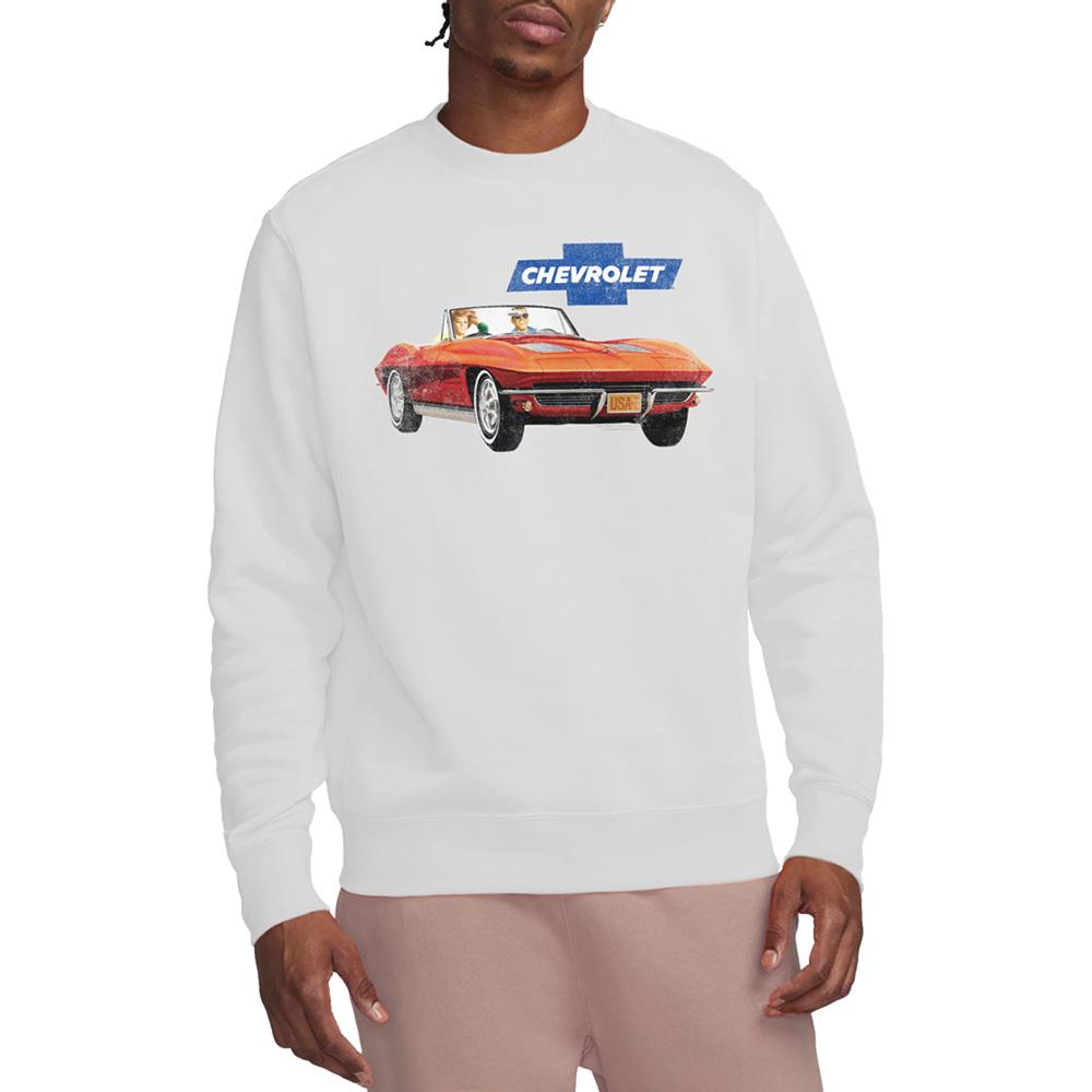 Chevrolet Unisex Vuxen Corvette Vintage Sweatshirt