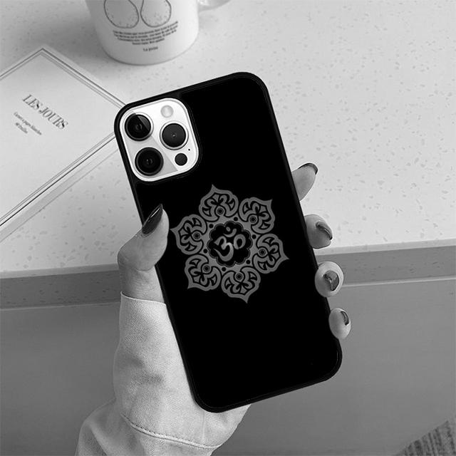 OM Yoga GOA Zen Symbol Phone Case For iPhone 17 Air 14 15 16 16e 13 12 Max Cover For Apple 11 Pro Max Plus Coque