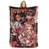 Kawaii Hanako Kun Japanese Blanket Travel Office Flannel Throw Blanket For Home Decor Warm Soft Quality Bedspread Gift Idea