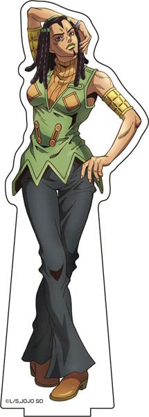 Anime "JoJo's Bizarre Adventure Stone Ocean" Original Big Acrylic Stand (2) E. Costello