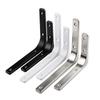 Stainless Steel Curved Wall-Mounted Triangular Shelf Bracket