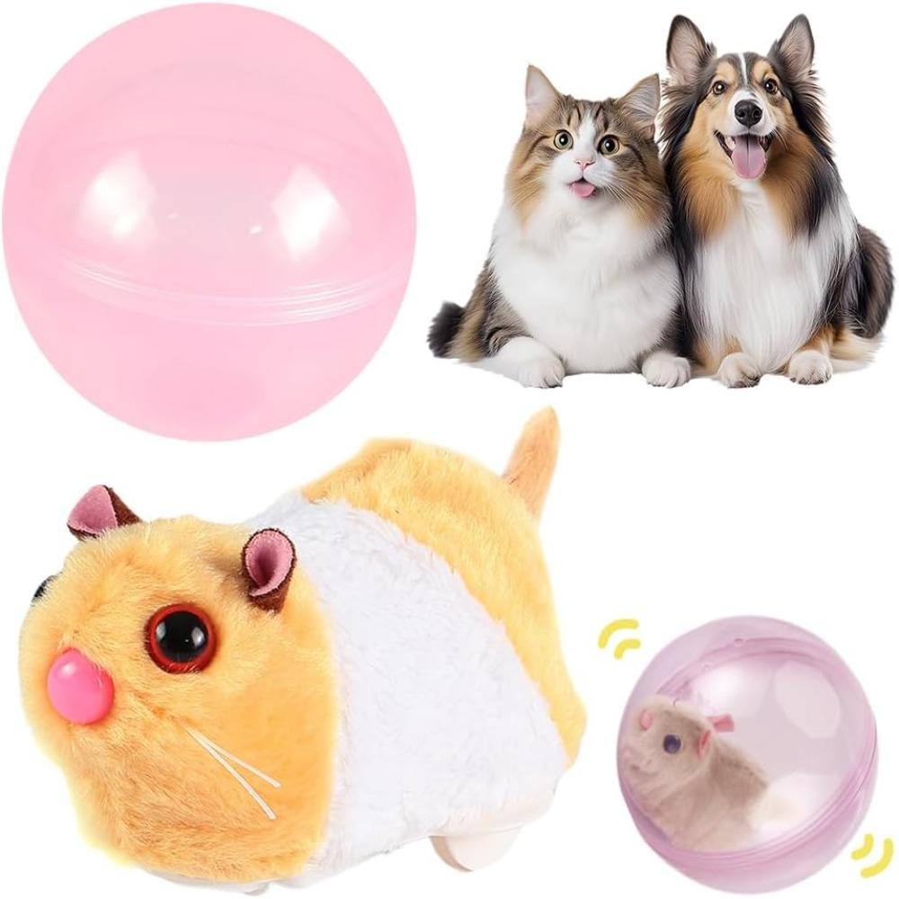 

Хобі Електричний М яч Іграшки для Домашніх Тварин Плюшевий Хом як М яч для Хом яка Нова Інтерактивна Іграшка-М яч для Кота Домашні Тварини A