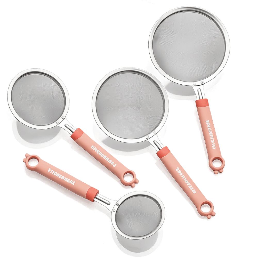 Easy to Clean Matcha Sifter Stainless Steel Cocktail Sieve Portable Food Sifters  for Kitchen