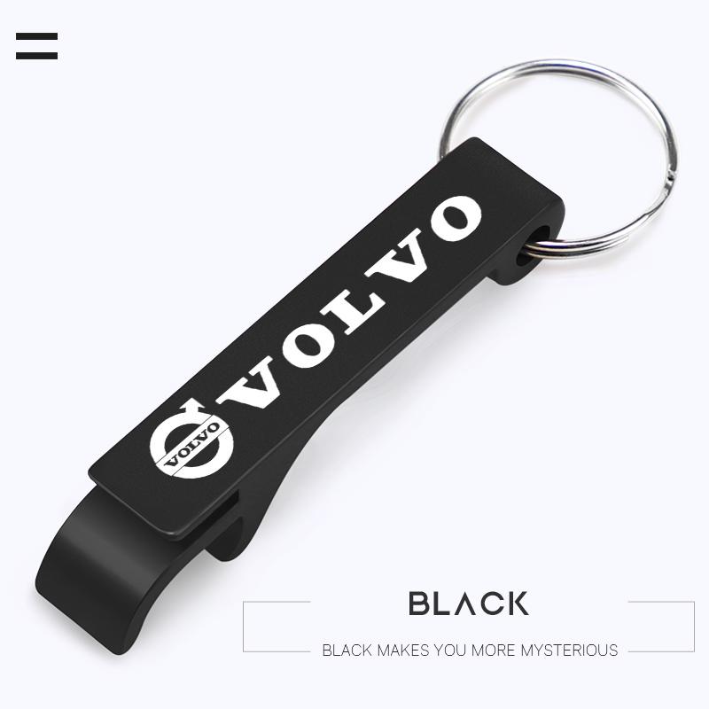 1 Pieza Abrebotellas de Cerveza Portátil Llavero Accesorios Para Volvo XC90 V90 V60 XC60 V40 S80 S60 S90 C40 XC40 V70 XC70 C30 C70
