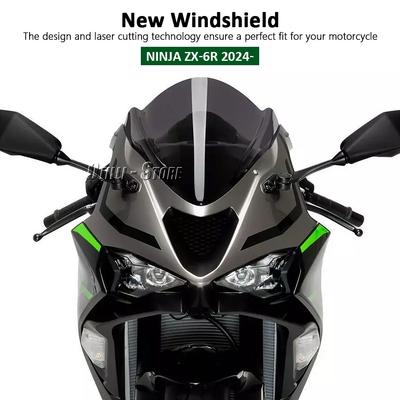 Motorcycle Accessories Windscreen Windshield Double Bubble For KAWASAKI NINJA ZX-6R ZX 6R ZX6R Ninja 2025 2025