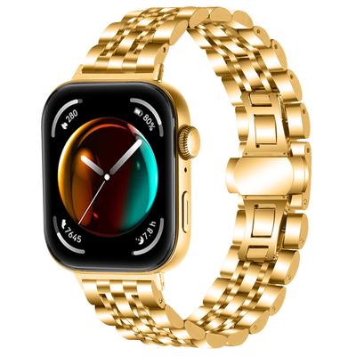 Dla Huawei Watch Fit 3 Metalowa Bransoleta Mesh 316L Stal Nierdzewna Pasek do Zegarka