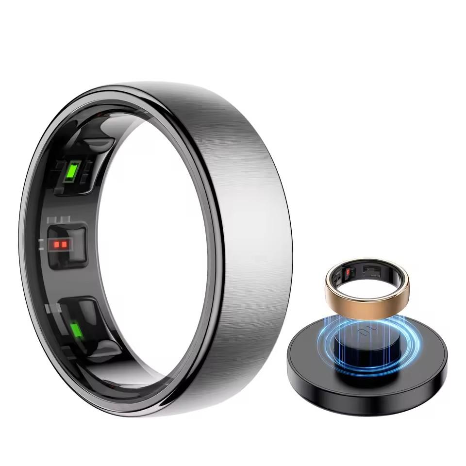 

Smart Ring Heart Rate Blood Pressure Sleep Monitoring Motion Tracking IP68 Waterproof Men Women Smart Ring Holiday Gift 13