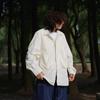 2024 Letter Long Sleeve Shirt Japanese Hong Kong Style Ins Loose Shirt Boys Summer Trendy Versatile Casual Coat