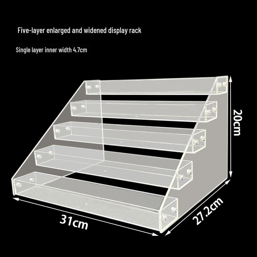 Acrylic Multi-Layer Display Stand & Storage Box for Cosmetics and More