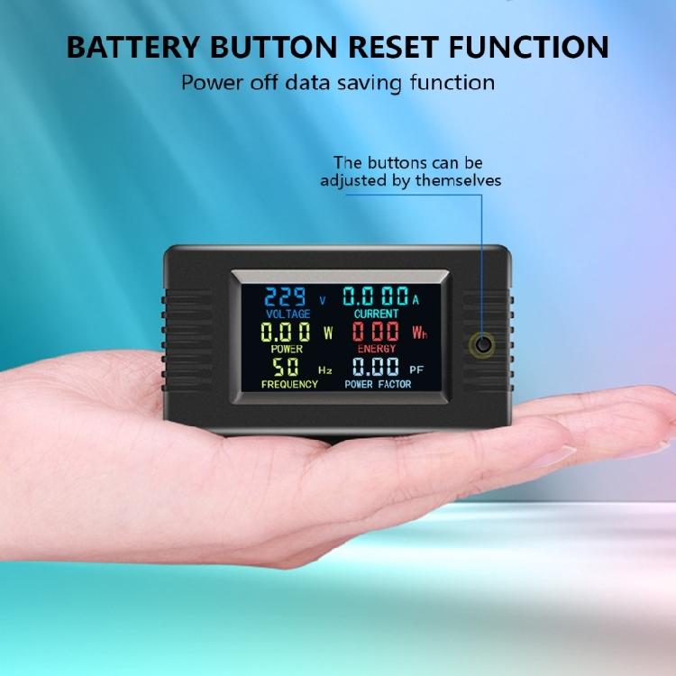 Wattmeter Power Meter Voltmeter AC110/220V Voltage 100A Current Power Analyzers LED Electricity Meter Detectors