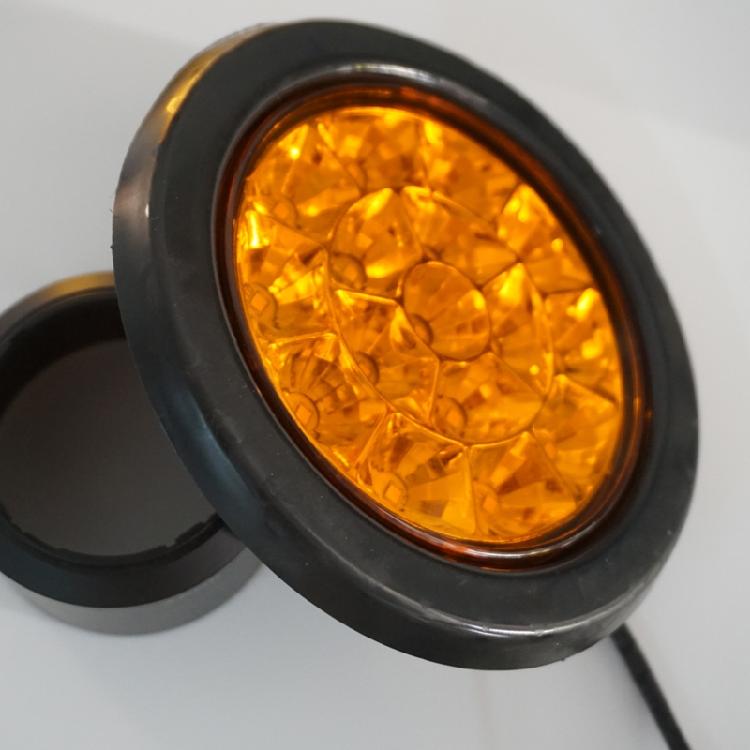 Universal 12-24V Vehicle Indicator Light Auto 16LED Tail Light Bright Amber Lamp