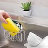 MaxHold Stainless Steel Sponge Holder, Sponge Rack, Scrubbing Pad Holder, Sponge Station, Sponge Storage, Sink Storage with Suction Cups, Rust-Resista