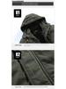 Men's Mid-Length Winter Slim Fit Washed Cotton Jacket - Thick Workwear Coat
