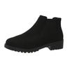 Boots Women's New Short Boots Women's Low-heeled Martin Boots Women's Boots Autumn and Winter New Fashion Small Leather Shoes Round Head Women's Shoes