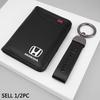 Car Emblem Soft Wallet Leather Mini Credit Card Purse Portable Small Wallet For Honda CB400 CB650 FCBF CBR25ORR CRF SH3O0 NC75O RG0
