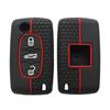 2 Button Silicone Car Key Ring Cover Case Holder For Peugeot 206 308 3008 Expert Partner Citroen C3 Pluriel Picasso Berlingo