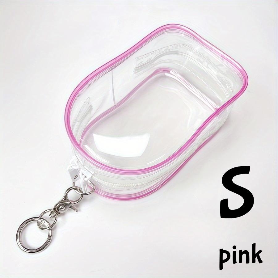 2/1 Stück Transparente Puppen-Aufbewahrungstasche für LABUBU Staubdichte Schutzbox Tragbare PVC-Plüschtier-Display-Hülle mit Schlüsselanhänger-Haken