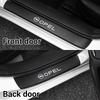 AAAYT1 4PC Carbon Fiber Car Door Sill Protector Film Auto Threshold Stickers For Opel Mokka Corsa Meriva Zafira Astra H G Vectra Antara