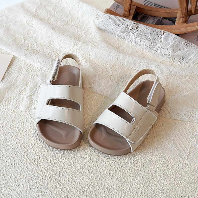Kids Open-Toe Adjustable Strap Flat Sandals 22