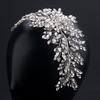 2022 Handmade European Style Bridal Glass Headband - Elegant Wedding Crown Hair Accessory