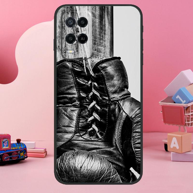 Boxing Gloves Case For Oppo A78 A38 A18 A98 A58 A60 A80 A40 A96 A76 A16 A94 A74 A54 A15 A17 A57 A77 A5 Pro