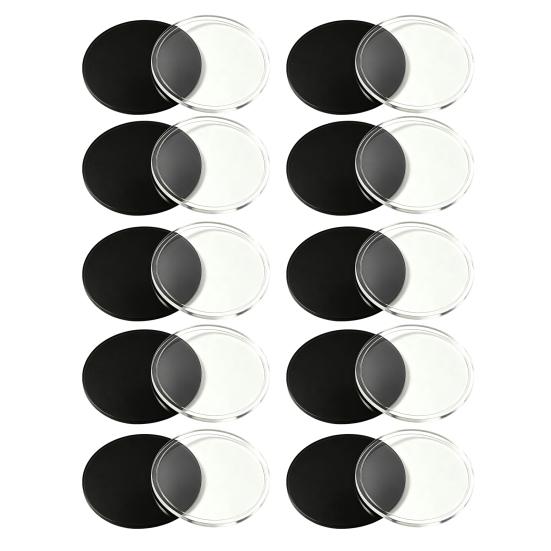 5/10/15Pcs DIY Acrylic Fridge Magnet Kit, Handmade Square Acrylic Refrigerator Magnet, Clear Acrylic Photo Magnet with Adhesive, for Kitchen Office