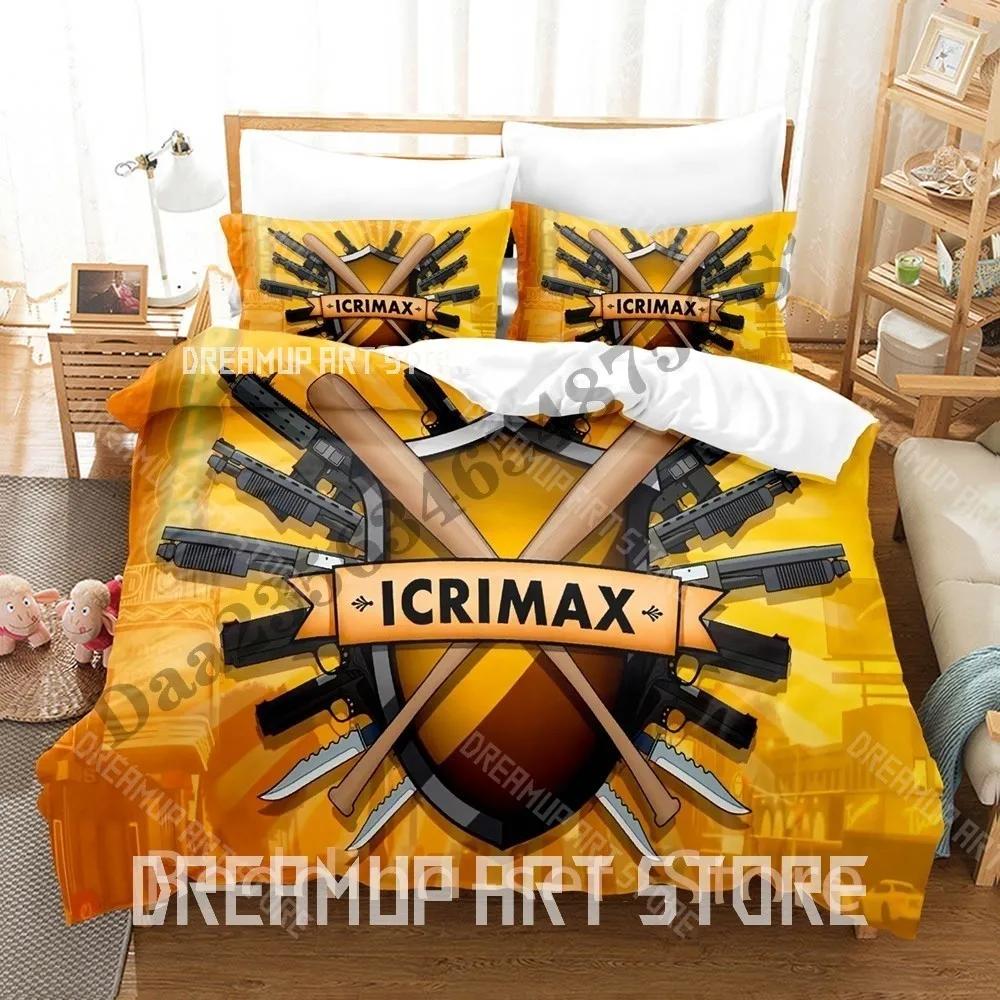 3D Print Icrimax Burgerpommes Bedding Set Twin Queen King Full Size Duvet Cover Pillowcase Bed Boys Girls Adult Home Textil