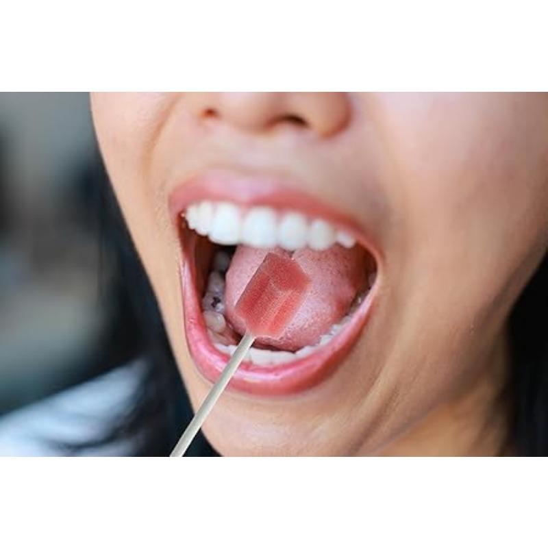 Mundpflege Wattestäbchen mit neutralem Geschmack für die Mundhygiene / Schachtel mit je 100 Stück und hygienisch